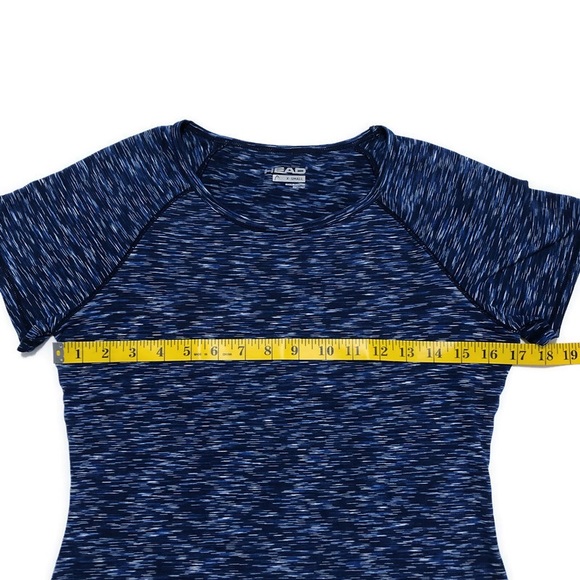 HEAD | Blue + White Athletic T-Shirt | Size XS - Picture 12 of 13